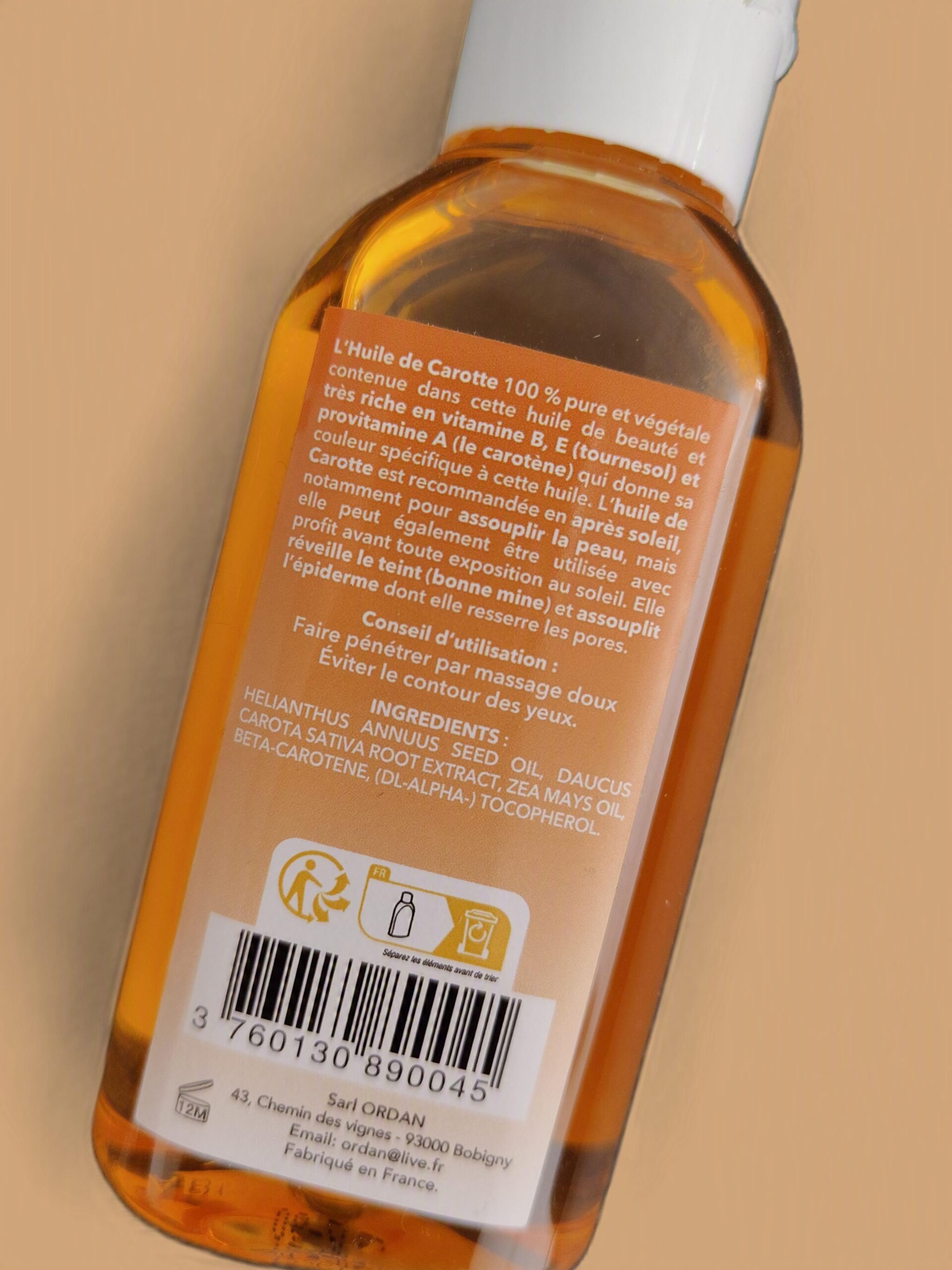 Huile de Carotte 100ML – Image 2
